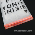 Custom Eco Friendly Matte Tshirt Zip Lock Bags